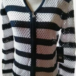RONDINA Striped Cardigan